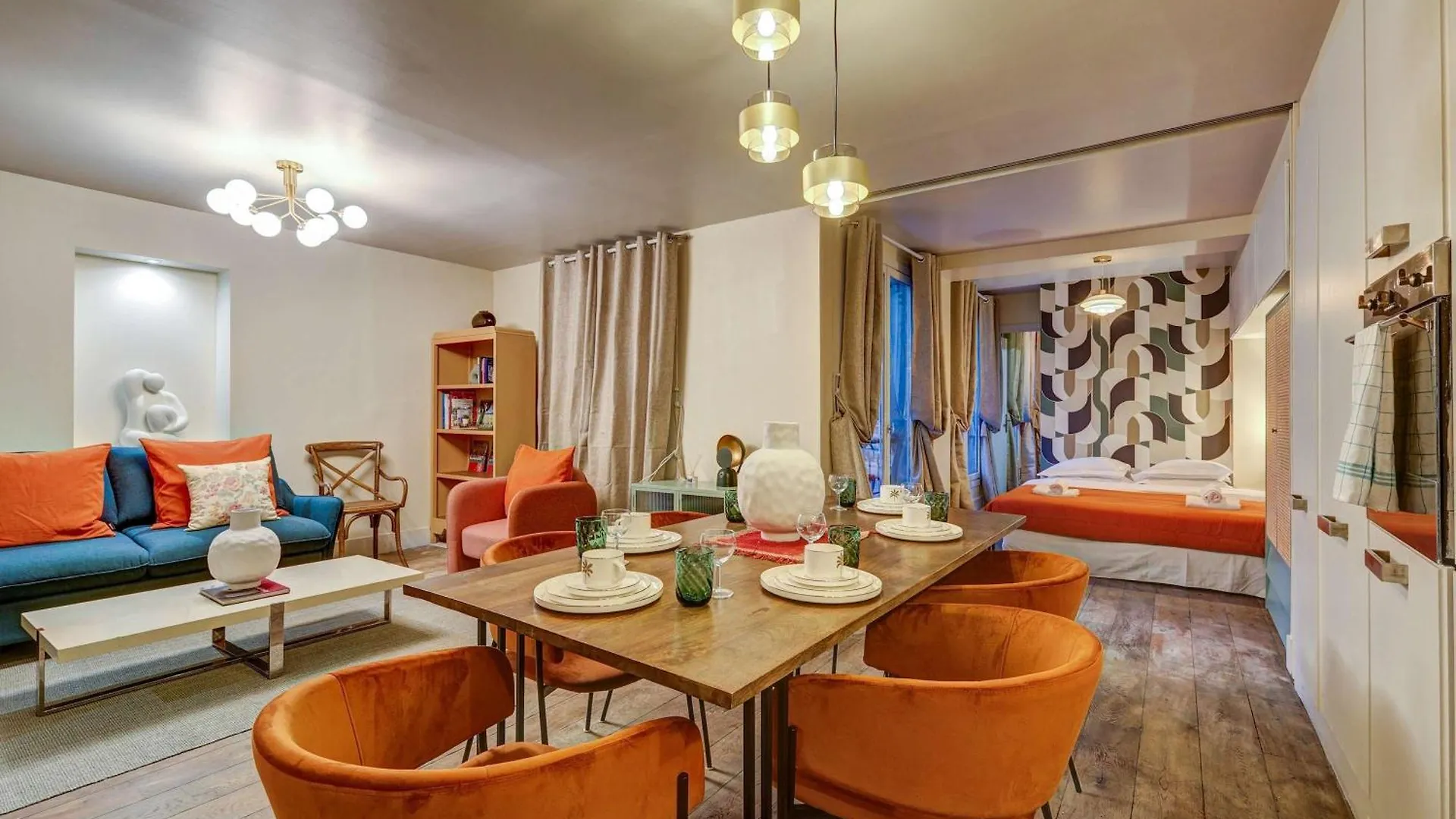 Le Marais - Les Halles Colorful & Modern 3bd * Paris